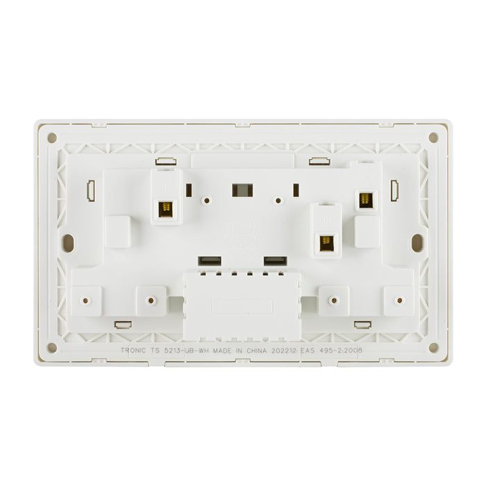 Twin Switch Socket with USB + Type C