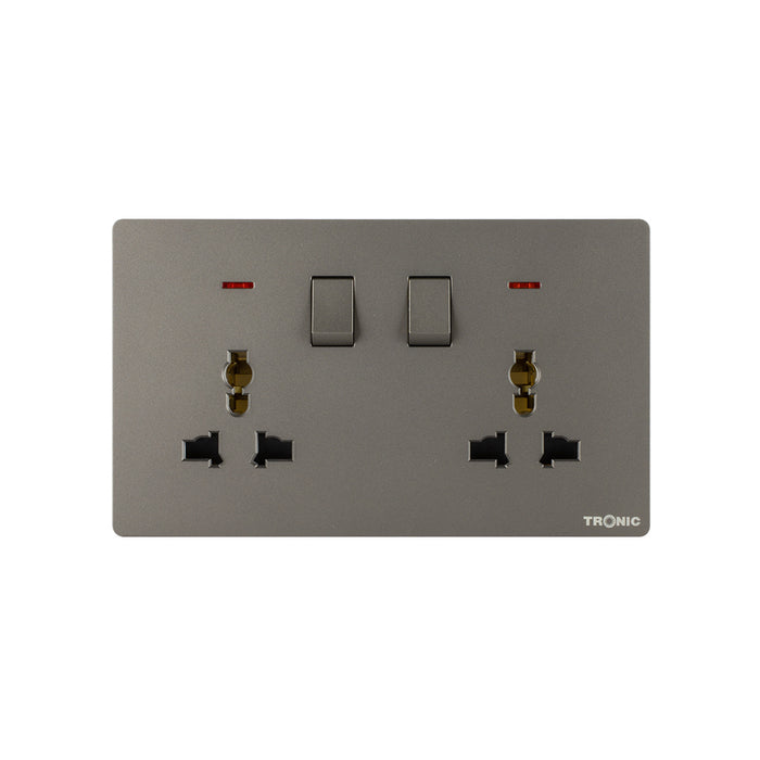 Universal Switch Socket Twin