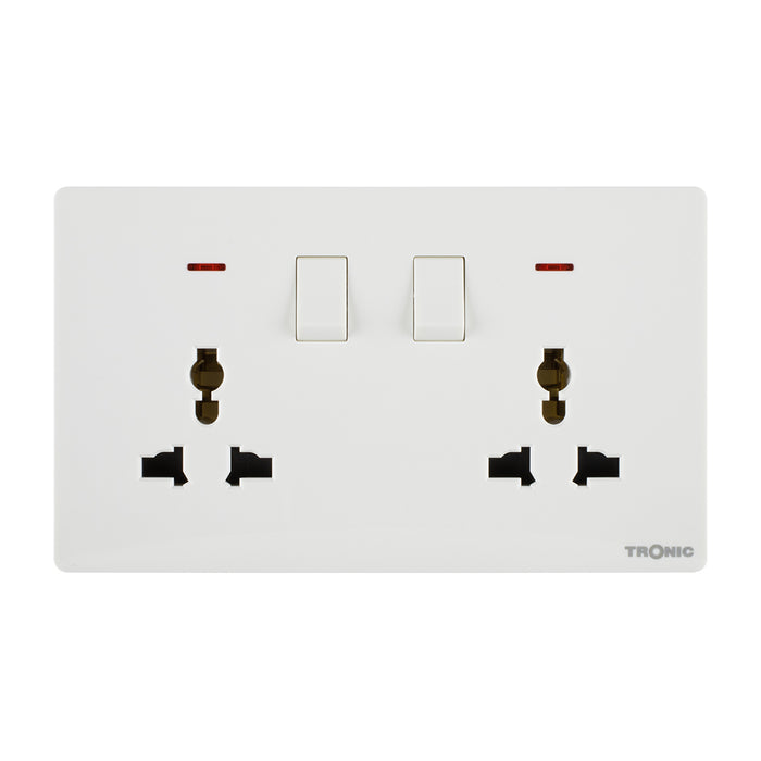 Universal Switch Socket Twin