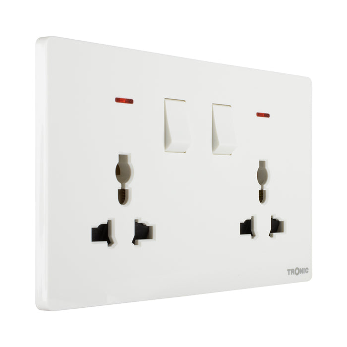 Universal Switch Socket Twin