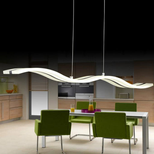 Modern Acrylic LED Wave Pendant Light - Tronic Tanzania