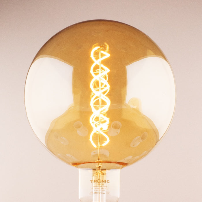 Glass Round Vintage Bulb 8W E27 (Screw Type)